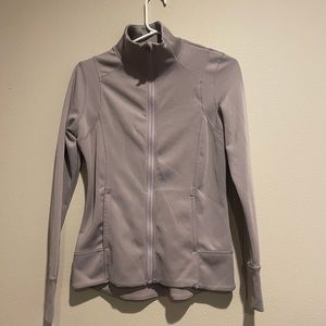 Lavender zip up Athletic Jacket